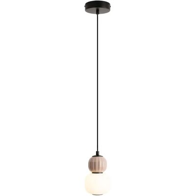 Suspension moderne double verre brun/noir LED 5W Maxlight - Publicité Suspension moderne double verre brun/noir LED 5W Maxlight - Publicité