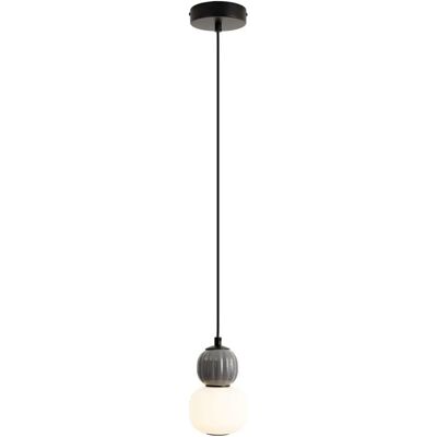 Maxlight Suspension double verre - Gris - Publicité Maxlight Suspension double verre - Gris - Publicité