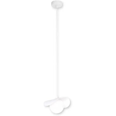 Emibig Suspension boule verre - Blanc - Publicité Emibig Suspension boule verre - Blanc - Publicité
