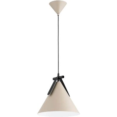 Suspension cône déco beige/noir E27 15W FELIX ALFA - Publicité Suspension cône déco beige/noir E27 15W FELIX ALFA - Publicité