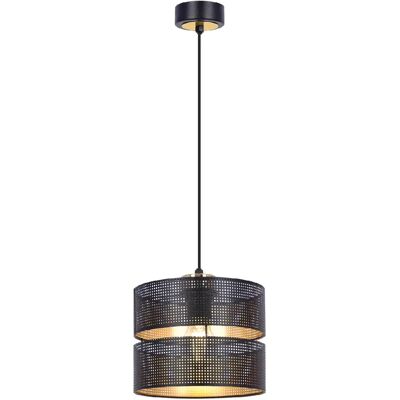 Suspension design métal noir-doré 1xE27 15W MALAVI Kaja - Publicité Suspension design métal noir-doré 1xE27 15W MALAVI Kaja - Publicité