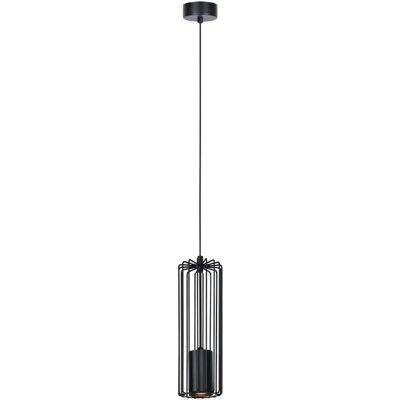 Suspension tube Kaja Falcon noire métal GU10 1x50W - Publicité Suspension tube Kaja Falcon noire métal GU10 1x50W - Publicité