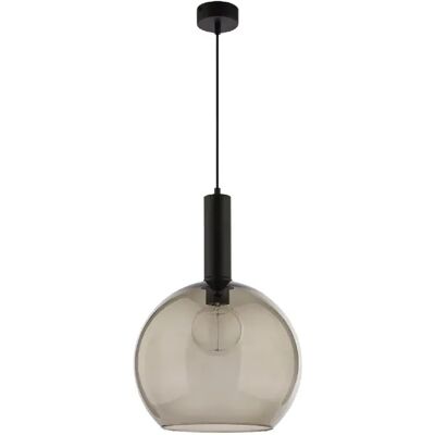 Jupiter Suspension verre fumé - Noir - Publicité Jupiter Suspension verre fumé - Noir - Publicité