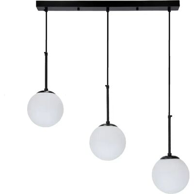 Candellux suspension 3 globes - Noir - Publicité Candellux suspension 3 globes - Noir - Publicité