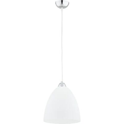 Suspension minimaliste blanche argentée E27 15W LERA Alfa - Publicité Suspension minimaliste blanche argentée E27 15W LERA Alfa - Publicité
