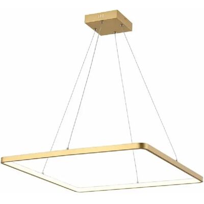 Reality Suspension LED carrée – Or - Publicité Reality Suspension LED carrée – Or - Publicité