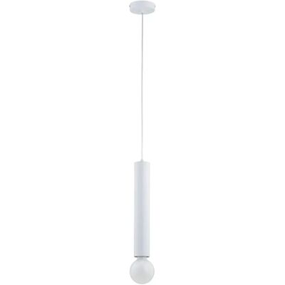Suspension minimaliste tube blanc E27 15W TWISTER Alfa - Publicité Suspension minimaliste tube blanc E27 15W TWISTER Alfa - Publicité