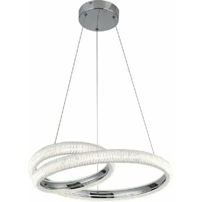 Reality Suspension LED ronde - Argent - Publicité Reality Suspension LED ronde - Argent - Publicité