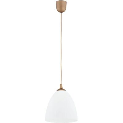 Alfa Suspension minimaliste blanc/beige, plastique E27 15W - Publicité Alfa Suspension minimaliste blanc/beige, plastique E27 15W - Publicité
