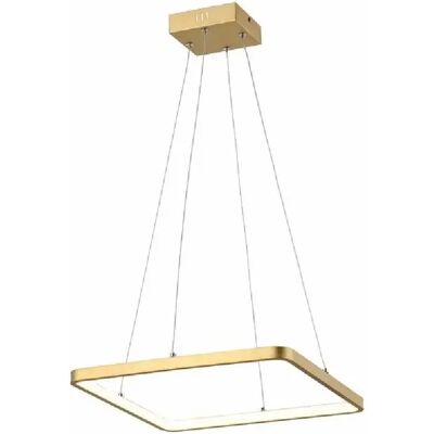 Reality Suspension LED Anaya carrée - Or - Publicité Reality Suspension LED Anaya carrée - Or - Publicité