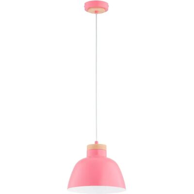 Suspension scandinave Lorien rose bois E27 Alfa 15W - Publicité Suspension scandinave Lorien rose bois E27 Alfa 15W - Publicité