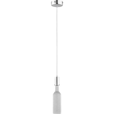 Suspension bouteille BOTTLE métal chrome LED 3W Alfa - Publicité Suspension bouteille BOTTLE métal chrome LED 3W Alfa - Publicité