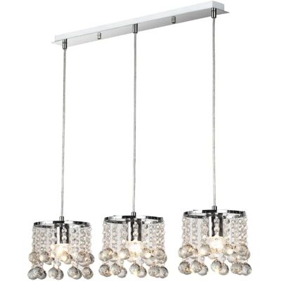 Reality suspension London Crystal – Argent - Publicité Reality suspension London Crystal – Argent - Publicité