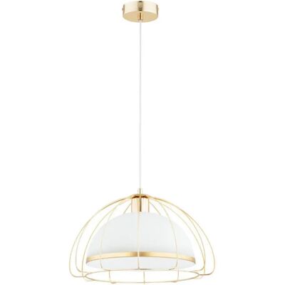 Suspension moderne panier laiton Nersy Ø40 cm E27 Alfa - Publicité Suspension moderne panier laiton Nersy Ø40 cm E27 Alfa - Publicité