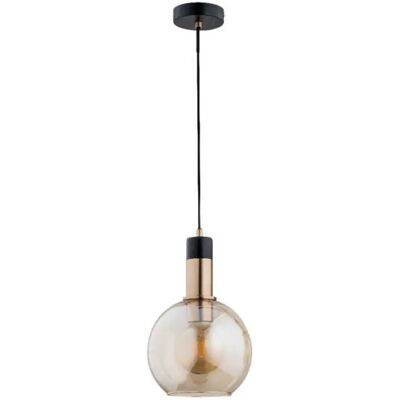 Suspension MAYA minimaliste boule verre laiton E27 Alfa - Publicité Suspension MAYA minimaliste boule verre laiton E27 Alfa - Publicité