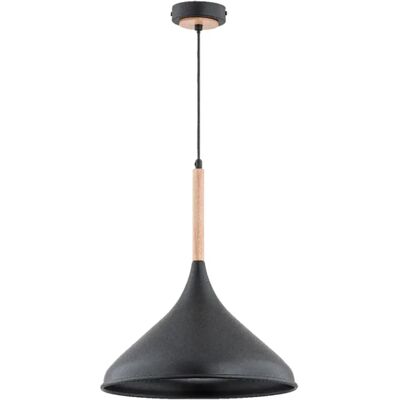 Suspension industrielle noire Alfa Gasolina E27 Ø34,5cm - Publicité Suspension industrielle noire Alfa Gasolina E27 Ø34,5cm - Publicité