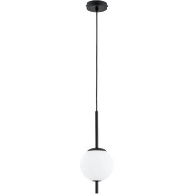 Alfa Suspension minimaliste boule noir/blanc E14 10W DIORA - Publicité Alfa Suspension minimaliste boule noir/blanc E14 10W DIORA - Publicité