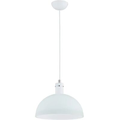 Suspension moderne blanche Dama One Ø30 E27 15W Alfa - Publicité Suspension moderne blanche Dama One Ø30 E27 15W Alfa - Publicité