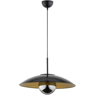 Suspension moderne noire verre ARUM E14 Alfa Ø47cm - Publicité Suspension moderne noire verre ARUM E14 Alfa Ø47cm - Publicité