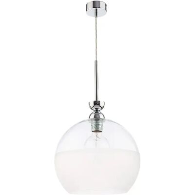Jupiter Suspension boule verre - Argent - Publicité Jupiter Suspension boule verre - Argent - Publicité
