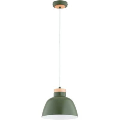 Suspension scandinave verte bois Lorien Ø23 E27 Alfa - Publicité Suspension scandinave verte bois Lorien Ø23 E27 Alfa - Publicité