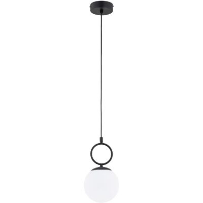 Suspension déco boule noir/blanc E14 10W SITRO Alfa - Publicité Suspension déco boule noir/blanc E14 10W SITRO Alfa - Publicité