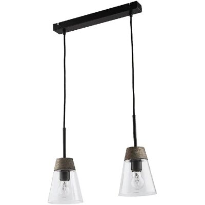Jupiter Suspension DOMINO scandinave - Noir - Publicité Jupiter Suspension DOMINO scandinave - Noir - Publicité