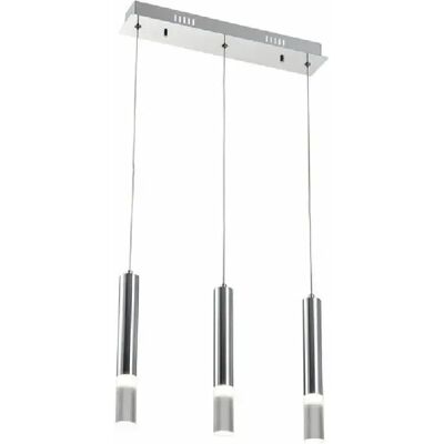Reality Suspension LED industrielle - Argent - Publicité Reality Suspension LED industrielle - Argent - Publicité