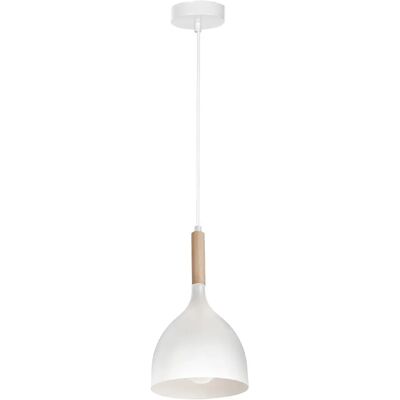 Luminex Noak Lampe Suspendue en Bois - Style Industriel - Publicité Luminex Noak Lampe Suspendue en Bois - Style Industriel - Publicité