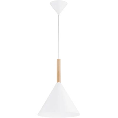 Suspension moderne blanche cône 1xE27 15W FUKS Alfa - Publicité Suspension moderne blanche cône 1xE27 15W FUKS Alfa - Publicité