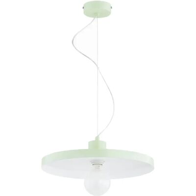 Suspension loft vert pastel disque plat 1xE27 15W Alfa - Publicité Suspension loft vert pastel disque plat 1xE27 15W Alfa - Publicité