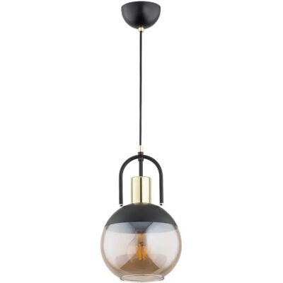 Suspension moderne noir or boule verre Celta E27 Alfa - Publicité Suspension moderne noir or boule verre Celta E27 Alfa - Publicité