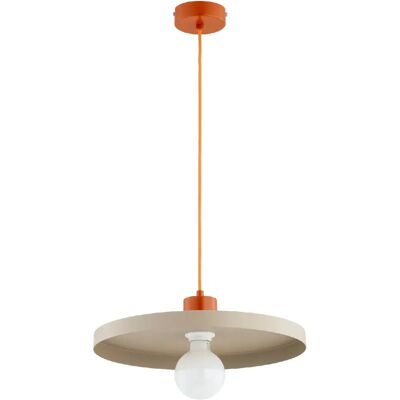 Alfa Suspension loft beige/orange, disque, E27 15W Eteri - Publicité Alfa Suspension loft beige/orange, disque, E27 15W Eteri - Publicité