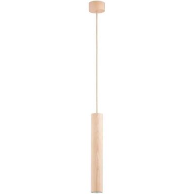 Suspension moderne tube bois clair ANAID 1xGU10 Alfa - Publicité Suspension moderne tube bois clair ANAID 1xGU10 Alfa - Publicité