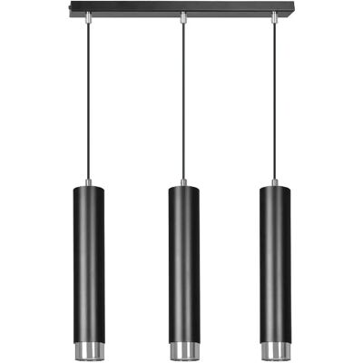 Emibig Suspension Kibo 3 spots GU10 - Noir - Publicité Emibig Suspension Kibo 3 spots GU10 - Noir - Publicité
