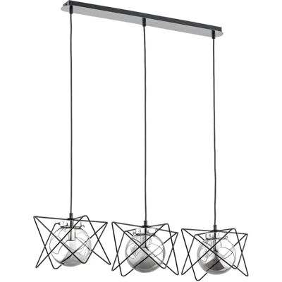 Suspension Alfa Sagito Track 3x40W E14 noir/chrome - Publicité Suspension Alfa Sagito Track 3x40W E14 noir/chrome - Publicité