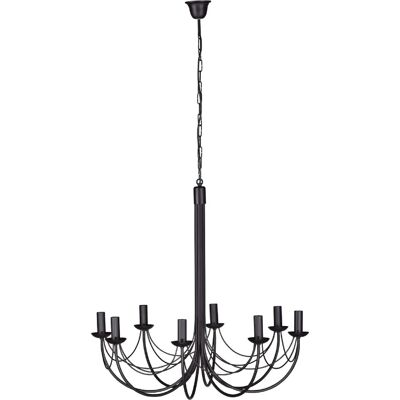 Suspension rustique noire Kaja Perseo K-3521 Ø79cm - Publicité Suspension rustique noire Kaja Perseo K-3521 Ø79cm - Publicité
