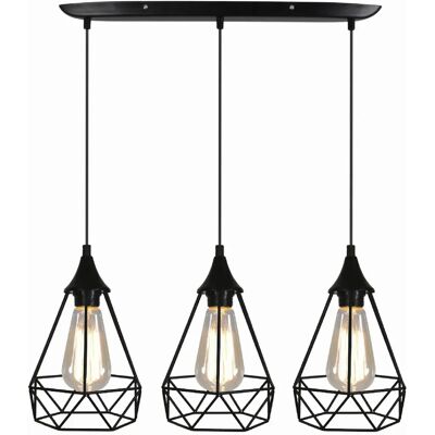 Candellux Suspension Graf métal - Noir - Publicité Candellux Suspension Graf métal - Noir - Publicité