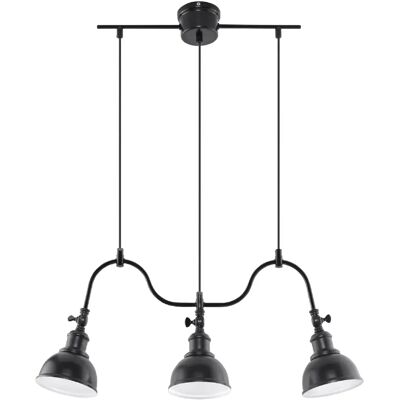 Sollux lighting Suspension MARE 3 lumières - Noir - Publicité Sollux lighting Suspension MARE 3 lumières - Noir - Publicité
