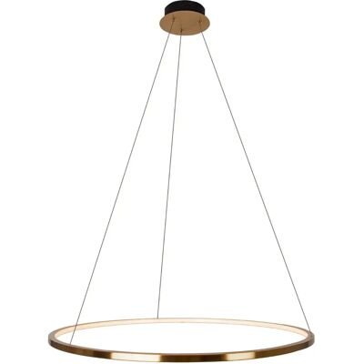 Suspension LED moderne anneau doré Ø50 19W Maxlight - Publicité Suspension LED moderne anneau doré Ø50 19W Maxlight - Publicité