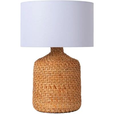 Lucide ARRAH - Lampe de table - Naturel - Ø 35 cm - E27 - Publicité Lucide ARRAH - Lampe de table - Naturel - Ø 35 cm - E27 - Publicité
