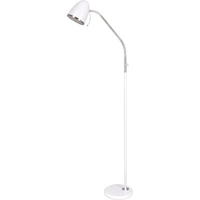 Lampadaire métal blanc/chrome E27 Kaja Kajtek I K-MT-201 - Publicité Lampadaire métal blanc/chrome E27 Kaja Kajtek I K-MT-201 - Publicité
