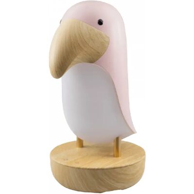 Haut-parleur Bluetooth Tukan Rose de Marys - Veilleuse et Musique Sans Fil - Publicité Haut-parleur Bluetooth Tukan Rose de Marys - Veilleuse et Musique Sans Fil - Publicité