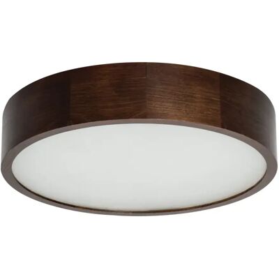 KANLUX Plafonnier Rond en Bois Wengé - 375mm 2x60W IP20 - Publicité KANLUX Plafonnier Rond en Bois Wengé - 375mm 2x60W IP20 - Publicité