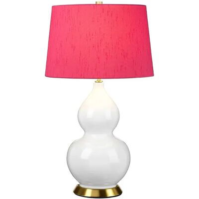 Lampe de table Isla Elstead - Laiton vieilli, Blanc, Rose - Lampe de table - Publicité Lampe de table Isla Elstead - Laiton vieilli, Blanc, Rose - Lampe de table - Publicité