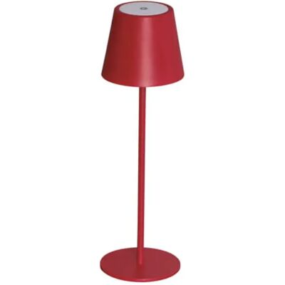 Lampe de table rouge rechargeable Kanlux - 165lm, IP54, 3000K - Publicité Lampe de table rouge rechargeable Kanlux - 165lm, IP54, 3000K - Publicité