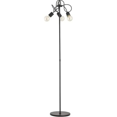 Lampadaire Alfa Tango noir moderne 3xE27 métal 162 cm - Publicité Lampadaire Alfa Tango noir moderne 3xE27 métal 162 cm - Publicité