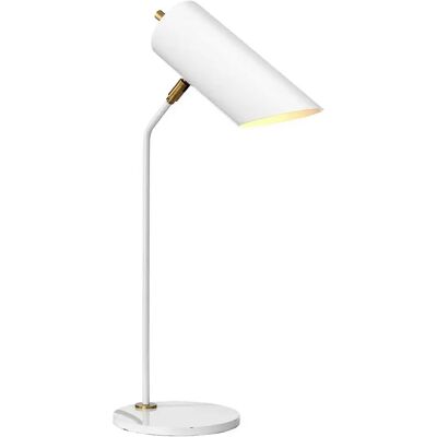 Lampe de Table Quinto d'Elstead Lighting - Blanc et Laiton Envelhi - Lampe de Table - Publicité Lampe de Table Quinto d'Elstead Lighting - Blanc et Laiton Envelhi - Lampe de Table - Publicité