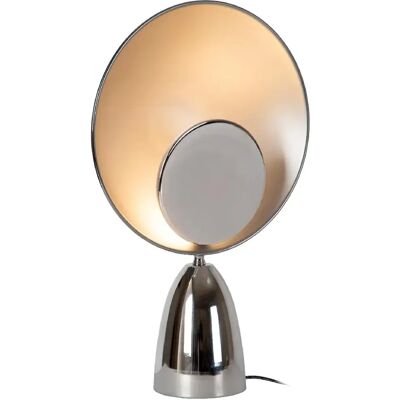 Lucide Castamar Lampe de table - Chrome - Ø 25,5cm - LED 2100K - Publicité Lucide Castamar Lampe de table - Chrome - Ø 25,5cm - LED 2100K - Publicité