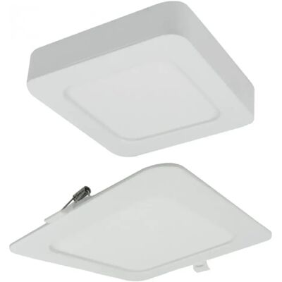Ecolight Spot LED carré - Blanc - Publicité Ecolight Spot LED carré - Blanc - Publicité